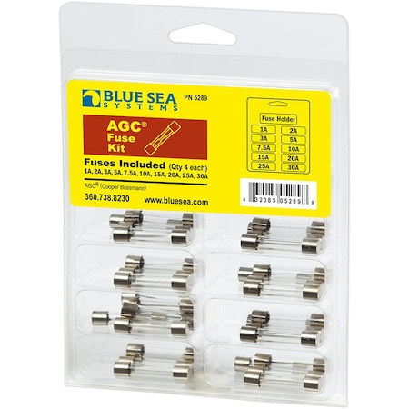Blue Sea Systems Blue Sea 5289 AGC Fuse Kit - 41-Piece 5289